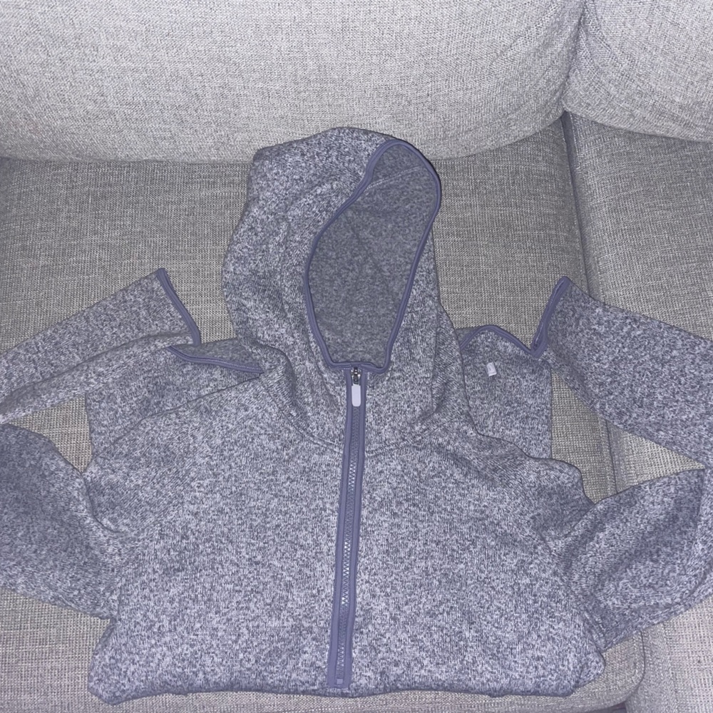 Lululemon Purple Zip Pullover Size 8